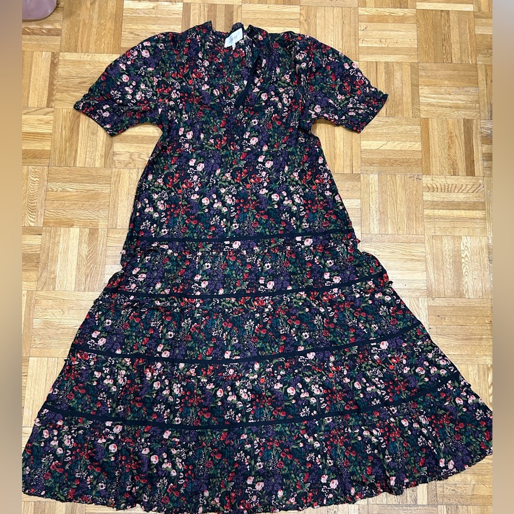 THE GREAT. Floral dress size 1